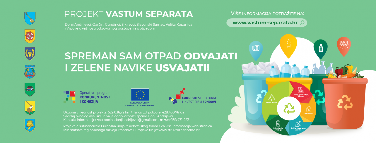 Kraj provedbe projekta ''Vastum separata''